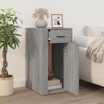 Bureaukastje 40x49x75 cm bewerkt hout grijs sonoma eikenkleurig 3