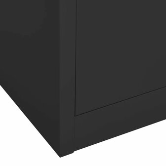 Kantoorkast 90x40x180 cm staal antracietkleurig 7
