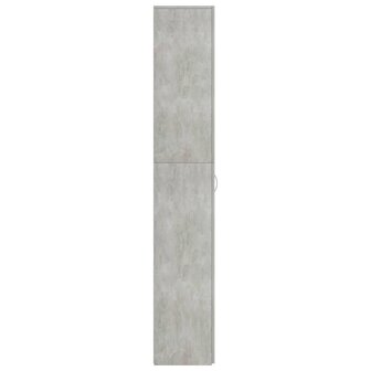 Kantoorkast 60x32x190 cm bewerkt hout betongrijs 7