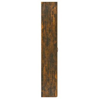 Kantoorkast 60x32x190 cm bewerkt hout gerookt eikenkleurig 5
