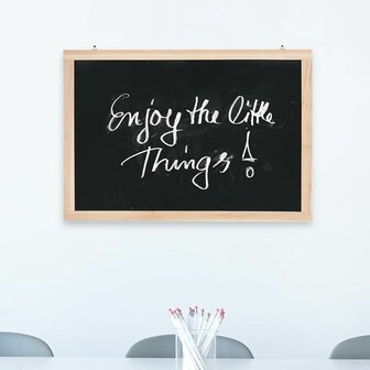 Krijtbord voor aan de wand 40x60 cm cederhout 1