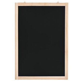 Krijtbord voor aan de wand 40x60 cm cederhout 2