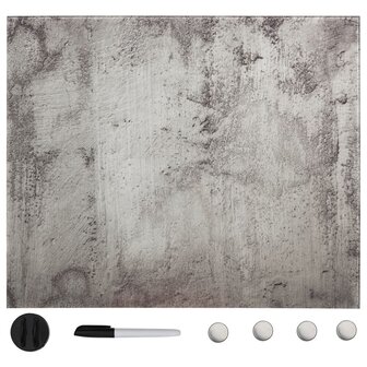 Magneetbord wandmontage 40x40 cm glas 1