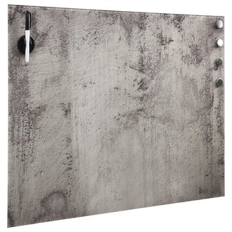 Magneetbord wandmontage 40x40 cm glas 2