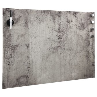 Magneetbord wandmontage 50x30 cm glas 2