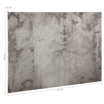 Magneetbord wandmontage 60x40 cm glas 7
