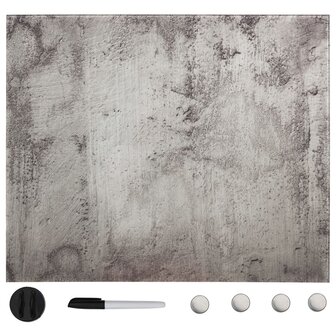 Magneetbord wandmontage 60x60 cm glas 1