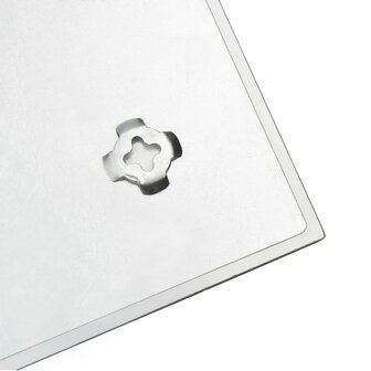 Magneetbord wandmontage 60x60 cm glas 6