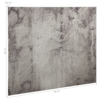 Magneetbord wandmontage 60x60 cm glas 7