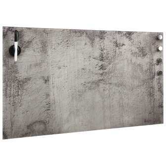 Magneetbord wandgemonteerd 100x60 cm glas 3