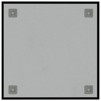 Magneetbord wandgemonteerd 40x40 cm&nbsp;gehard glas zwart 4