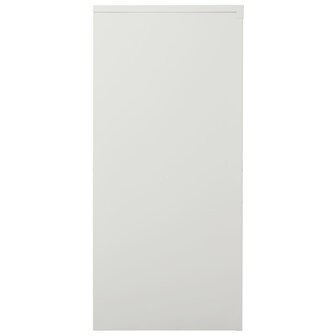 Roldeurkast 90x40x90 cm staal lichtgrijs 3