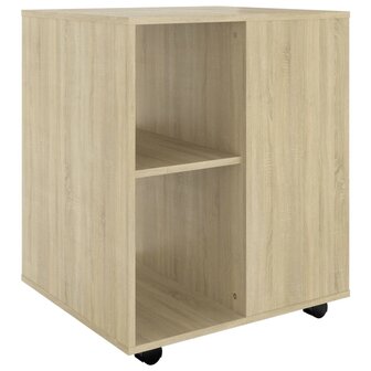 Rolkast 60x53x72 cm bewerkt hout sonoma eikenkleurig 2