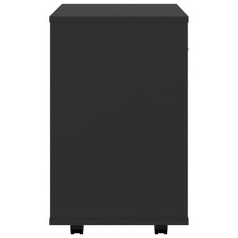 Rolkast 46x36x59 cm bewerkt hout zwart 5