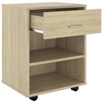Rolkast 46x36x59 cm bewerkt hout sonoma eikenkleurig 6