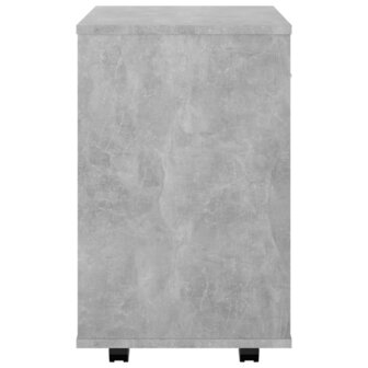 Rolkast 46x36x59 cm bewerkt hout betongrijs 5