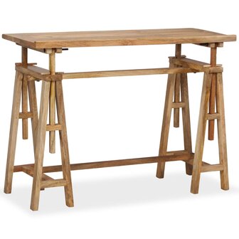 Tekentafel 116x50x76 cm massief mangohout 2