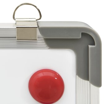 Whiteboard magnetisch 60x40 cm staal wit 6