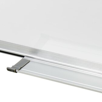 Whiteboard magnetisch 70x50 cm staal wit 8