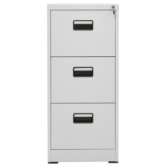Archiefkast 46x62x102,5 cm staal lichtgrijs 2