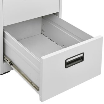 Archiefkast 46x62x102,5 cm staal lichtgrijs 8