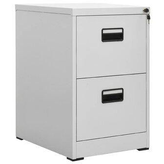 Archiefkast 46x62x72,5 cm staal lichtgrijs 1
