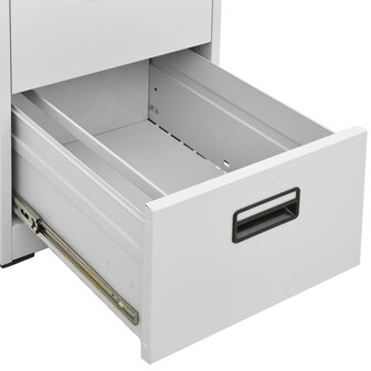 Archiefkast 46x62x72,5 cm staal lichtgrijs 8