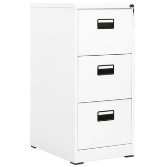 Archiefkast 46x62x102,5 cm staal wit 1