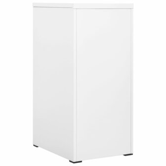 Archiefkast 46x62x102,5 cm staal wit 3