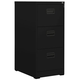 Archiefkast 46x62x102,5 cm staal zwart 1