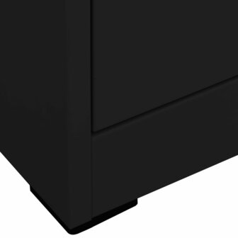 Archiefkast 46x62x102,5 cm staal zwart 5