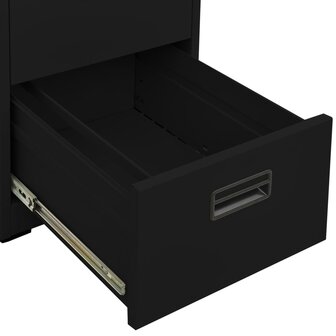 Archiefkast 46x62x102,5 cm staal zwart 8