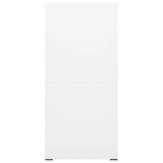 Archiefkast 46x62x133 cm staal wit 3
