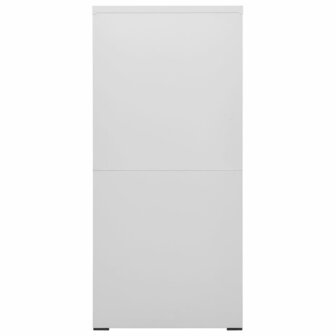 Archiefkast 46x62x133 cm staal lichtgrijs 3