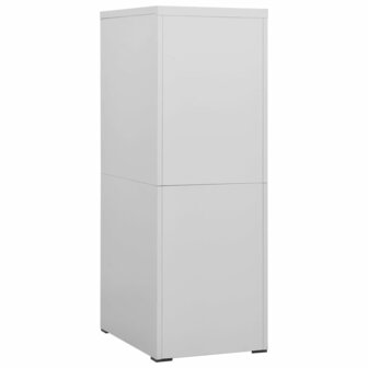 Archiefkast 46x62x133 cm staal lichtgrijs 4