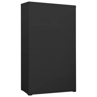 Archiefkast 90x46x164 cm staal antracietkleurig 4