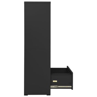 Archiefkast 90x46x164 cm staal antracietkleurig 6