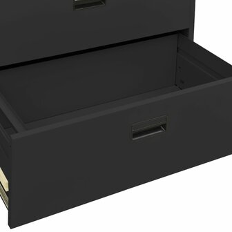 Archiefkast 90x46x164 cm staal antracietkleurig 8