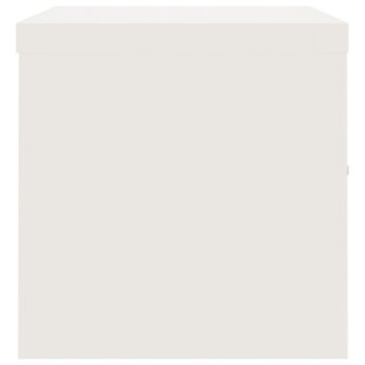 Archiefkast 90x40x40 cm staal wit 5