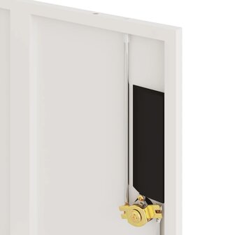 Archiefkast 90x40x40 cm staal wit 7