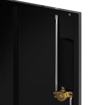 Archiefkast 90x40x40 cm staal zwart 7