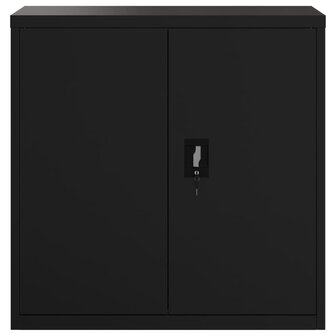 Archiefkast 90x40x90 cm staal zwart 3