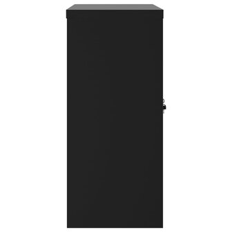 Archiefkast 90x40x90 cm staal zwart 5