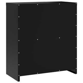 Archiefkast 79x40x90 cm staal zwart 6