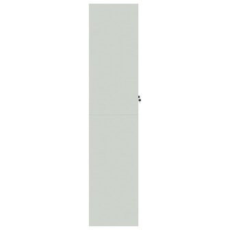 Archiefkast 90x40x180 cm staal lichtgrijs 5