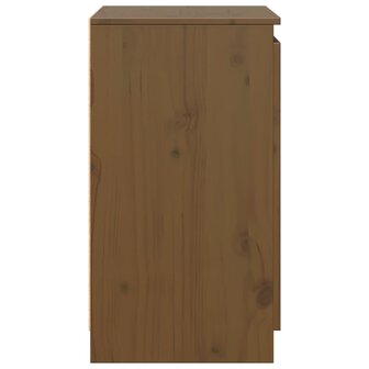 Bijzetkast 60x36x65 cm massief grenenhout honingbruin 7