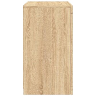 Bijzetkastjes met LED 2 st bewerkt hout sonoma eikenkleurig 9
