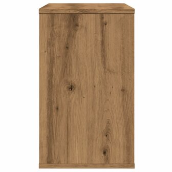 Bijzetkast 60x30x50 cm bewerkt hout artisanaal eikenkleur 5