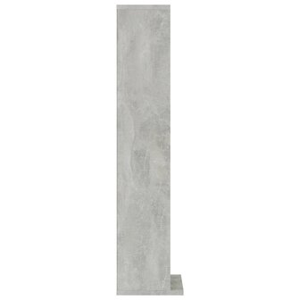 Cd-kast 21x20x88 cm bewerkt hout betongrijs 5