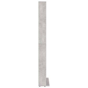 Cd-kast 102x16x177,5 cm bewerkt hout betongrijs 5
